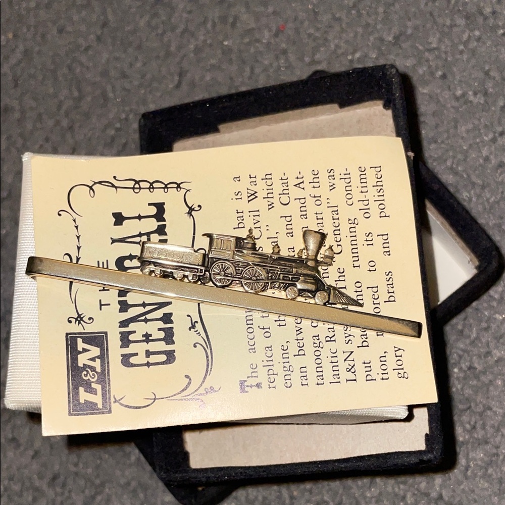Hickok Vintage L & N the General Train Tie Clip